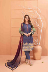 Mayaah by Tawakkal Unstitched 3 Piece Emb Digital Print Lawn Suit-M-8955