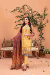 Mayaah by Tawakkal Unstitched 3 Piece Emb Digital Print Lawn Suit-M-8956