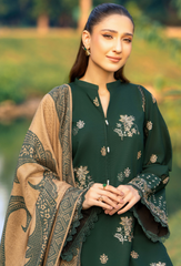 Onora By Humdum Unstitched 3 Piece Emb Khaddar Winter Collection'2024
