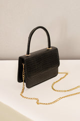 Fineur - Handbag Croco - Black