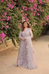 Meeral Unstitched 3 Piece Luxury Formals Pret Collection'2025-Zaira - MS-23-D005 - Meeral Luxe