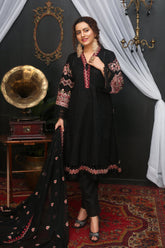 Threads & Weaves 3 PC - Embroidered Lawn Suit-L23207