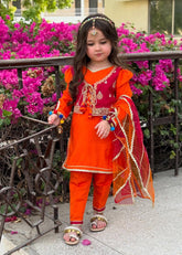 Eid Ka Andaaz By Modest Stitched 3 Piece Formals Suit-9035 Toddler