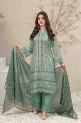 Isleen by Tawakkal Unstitched 3 Piece Digital Print Slub Lawn Suit-I-9075
