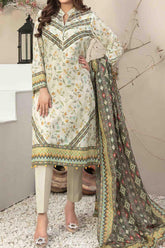 Isleen by Tawakkal Unstitched 3 Piece Digital Print Slub Lawn Suit-I-9076