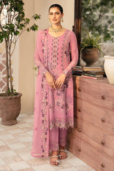 Chevron By Ramsha Unstitched 3 Piece Luxury Chiffon Vol-09 Suit-A-909