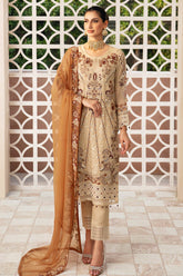 Chevron By Ramsha Unstitched 3 Piece Luxury Chiffon Vol-09 Suit-A-912