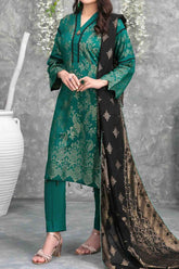Sanjh by Tawakkal Unstitched 3 Piece Broshia Banarsi Lawn Suit-S-9411