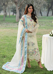 Tales Of Petals By Sardinia Unstitched 3 Piece Luxury Summer Suit-DAISY DREAM
