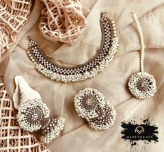 Made For Her-Sheen-e-Moti Necklace Set - WM1074