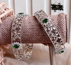 Made For Her-Serene Spark Zircon Bangles - Size 2.6 - KFS1005