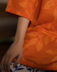 Everywear by Qariney Stitched Collection'2025-Tangerine Shirt