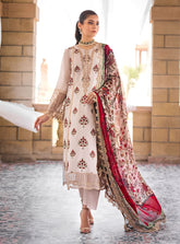 Zainab Chottani Unstitched 3 Piece Eid Luxury Lawn Collection'2023-ZC-09-B