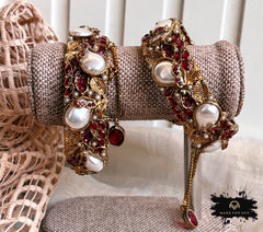 Made For Her-Pearly Clasp Openable Bangles - Openable - KSH1104