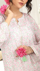 Summer Vibes Basics By Najia Zia Stitched 2 Piece Printed Lawn Collection-BLOSSOMS