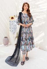 Ziva By Humdum Stitched 3 Piece Printed Lawn Collection'2025-D06