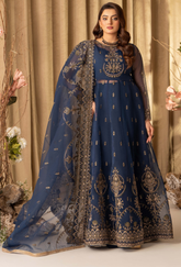 House Of Chiffon By Humdum Unstitched 3 Piece Luxury Formals Collection'2025-D08