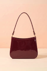 Fineur Shoulder Bag Shiny Crush - Maroon