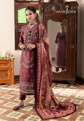 Asim Jofa Rania Pre-Winter '23 Ajrw-34 Embroidered Stitched 3 Pcs