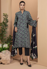 Zara By Humdum Unstitched 3 Piece Winter Collection'2024-D-04