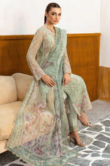 Chevron by Ramsha Unstitched 3 Piece Formals Vol-10 Suit-A-1003