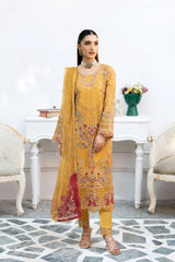 Chevron by Ramsha Unstitched 3 Piece Formals Vol-10 Suit-A-1004
