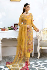 Chevron by Ramsha Unstitched 3 Piece Formals Vol-10 Suit-A-1004