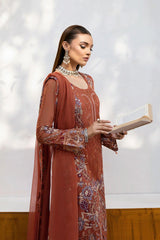 Chevron by Ramsha Unstitched 3 Piece Formals Vol-10 Suit-A-1007