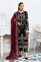 Chevron by Ramsha Unstitched 3 Piece Formals Vol-10 Suit-A-1008