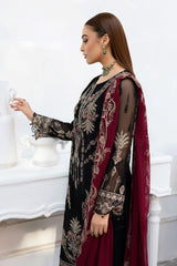 Chevron by Ramsha Unstitched 3 Piece Formals Vol-10 Suit-A-1008