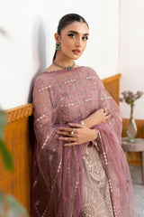 Chevron by Ramsha Unstitched 3 Piece Formals Vol-10 Suit-A-1009