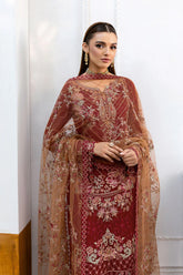 Chevron by Ramsha Unstitched 3 Piece Formals Vol-10 Collection'2025-A-1010