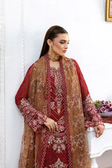 Chevron by Ramsha Unstitched 3 Piece Formals Vol-10 Suit-A-1010
