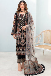 Chevron by Ramsha Unstitched 3 Piece Chiffon Vol-07 Suit-A-707