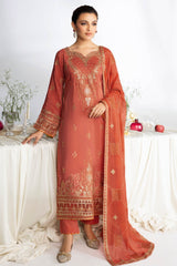Aangan by Ramsha Unstitched 3 Piece Luxury Raw Silk Vol-01 Suit-AA-106