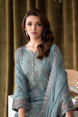 Aangan by Ramsha Unstitched 3 Piece Luxury Raw Silk Vol-01 Collection'2025-AA-109