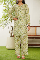 Aizal Stitched 2 Piece Co Ords Prints Suit-A-C-672-PISTA