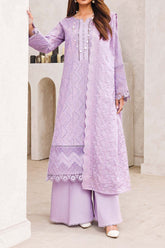 Adan's Libas Unstitched 3 Piece Chikankari Lawn Suit-ACL-06