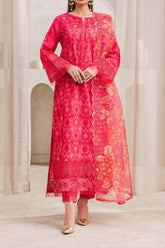 Adan's Libas Unstitched 3 Piece Chikankari Lawn Suit-ACL-07