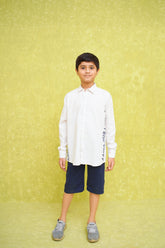 Chambray Cotton Shirt - Wear Ochre