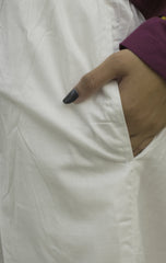 Deck Up Plain Trousers White