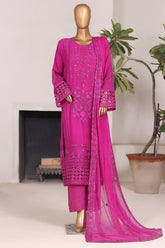 Khombi Stitched 3 Piece Luxury Formals Collection'2025-AF-04-M-Platinum