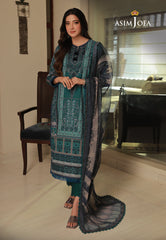 Asim Jofa Asra '23 Ajas-02 Designers Embroidered Stitched 3 Pcs