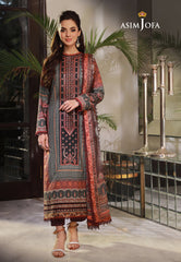 Asim Jofa Asra '23 Ajas-03 Embroidered Cambric (3-Pcs)