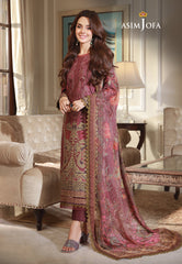 Asim Jofa Asra '23 Ajas-04 Embroidered Cambric (3-Pcs)