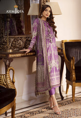 Asim Jofa Asra '23 Ajas-06 Embroidered Cambric (3-Pcs)