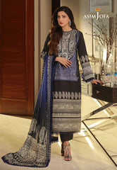 Asim Jofa Asra '23 Ajas-09 Embroidered Cambric (3-Pcs)