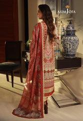 Asim Jofa Asra '23 Ajas-10 Embroidered Cambric (3-Pcs)