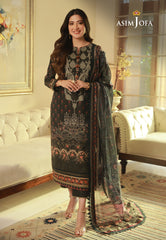 Asim Jofa Asra '23 Ajas-11 (3-Pcs) Printed Cambric 3 Pcs