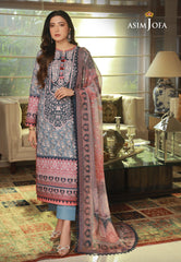 Asim Jofa Asra '23 Ajas-17 (2-Pcs) Printed Cambric 2 Pcs